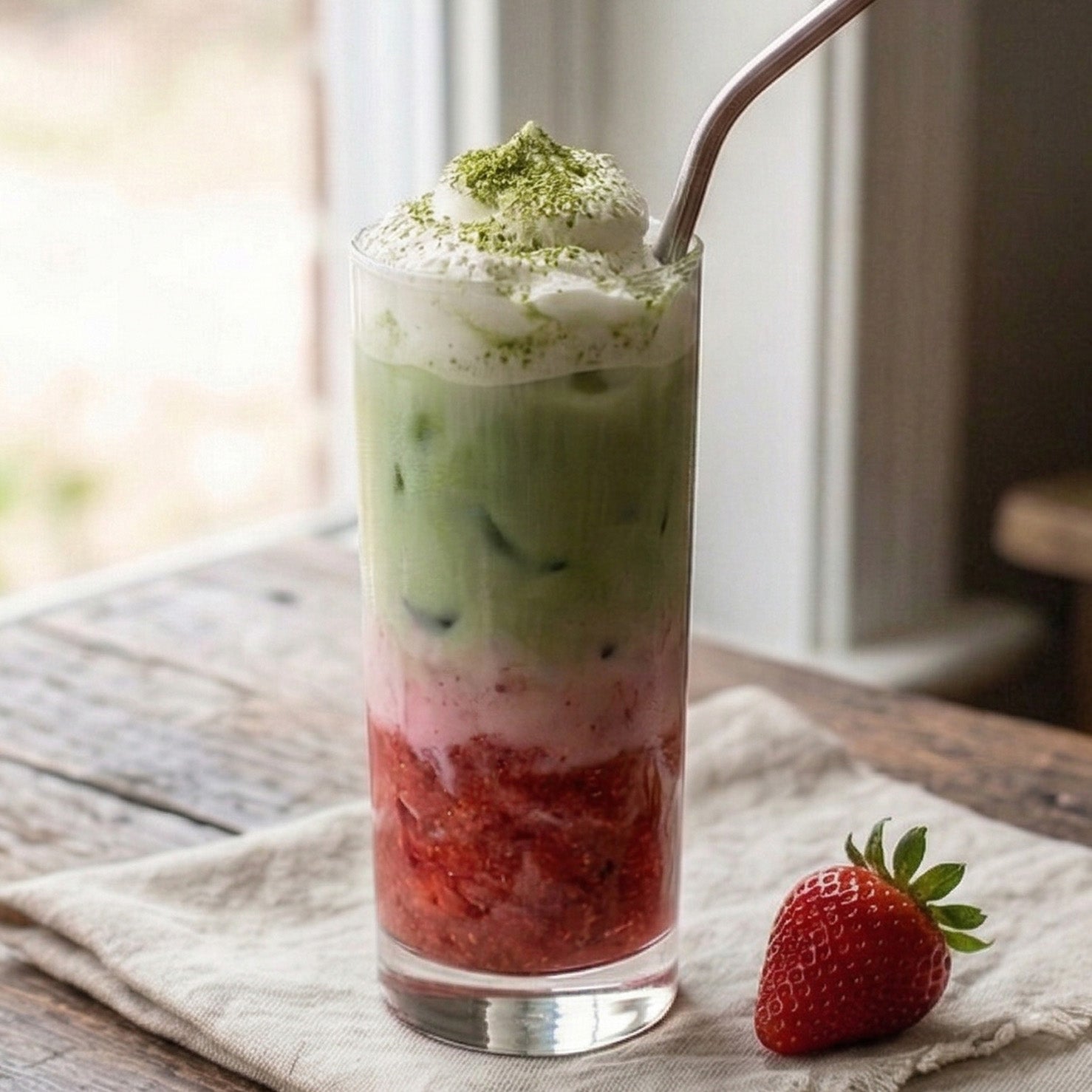 Iced Matcha Strawberry