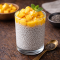 Mango Chia Seeds Pudding